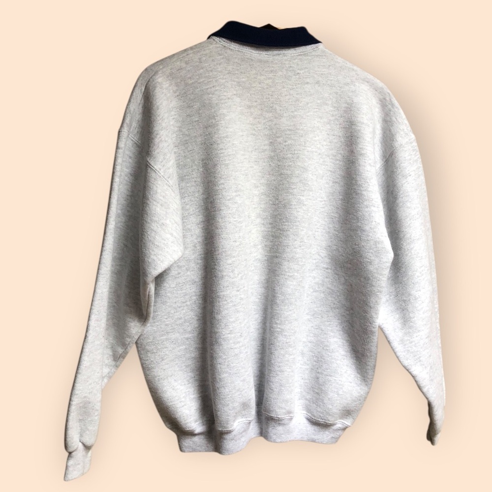 Vintage 90s Hanes Heavyweight Collared Sweatshirt Charleston, SC Anchor Unisex L - Picture 11 of 11